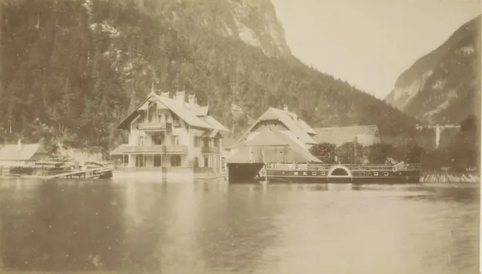Framed Print : Gosau, Gosau Mill, Watermill and paddle steamer in Gosau Framed Print : Gosau, Gosau Mill, Watermill and paddle steamer in Gosau
