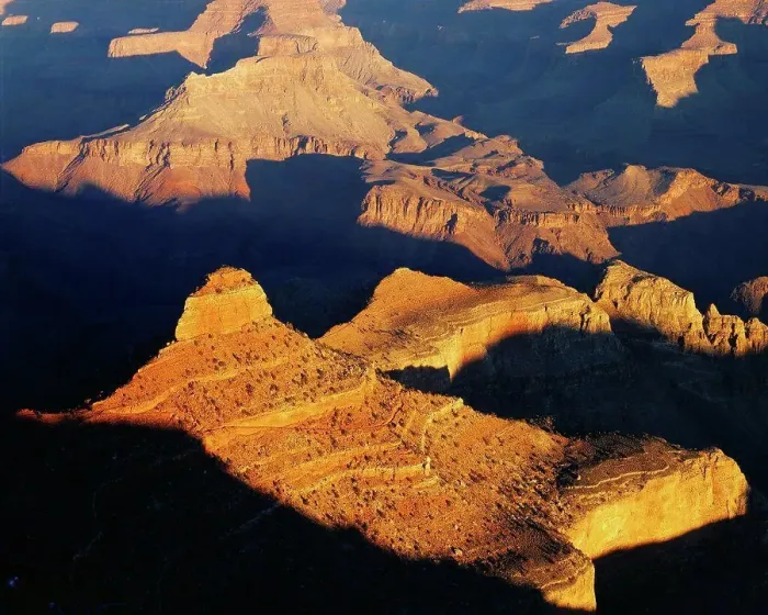 Framed Print : The Grand Canyon viewed from just east of Yaki Point on the South Rim