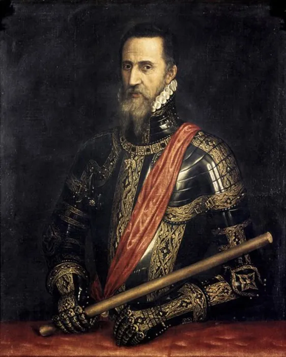 Framed Print : Grand Duke of Alba Titian (ca.1485-1576 Italian) Collection of the Duke of Berwick & Alba, Madrid, Spain