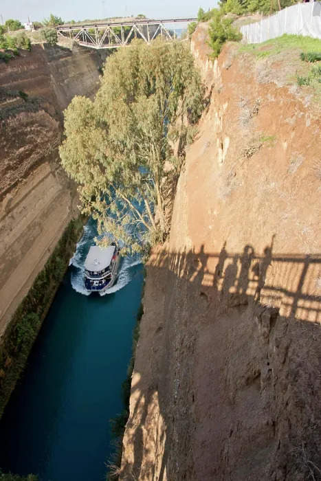 Framed Print : Greece, Corinth, Corinth Canal Framed Print : Greece, Corinth, Corinth Canal