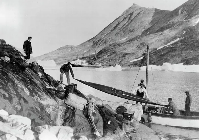 Framed Print : Greenland Air Survey Expedition - Watkins Last Day: Mr