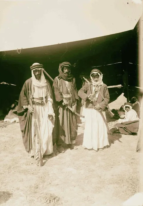Framed Print : Group of Bedouins 1900 Middle East