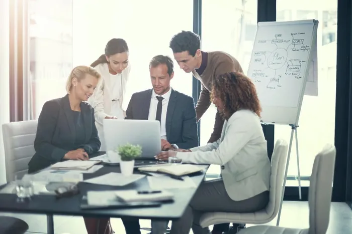 Framed Print : Group, people and meeting with laptop in boardroom of brainstorming Framed Print : Group, people and meeting with laptop in boardroom of brainstorming