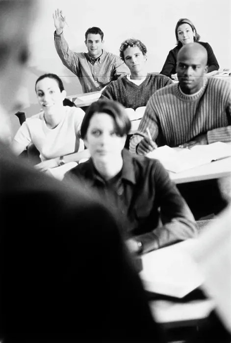 Framed Print : Group of students in a classroom Framed Print : Group of students in a classroom