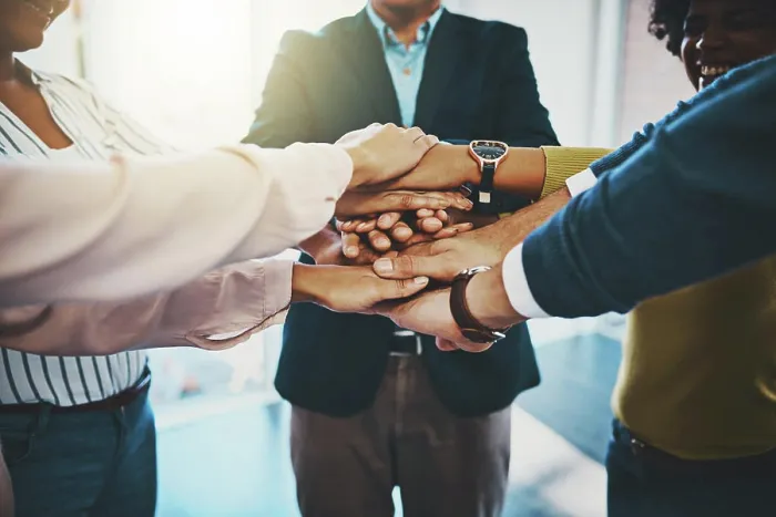 Framed Print : Hands, team building and business people huddle for cooperation Framed Print : Hands, team building and business people huddle for cooperation