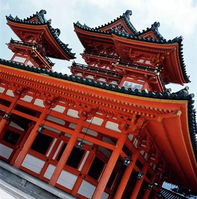 Framed Print : Heian Shrine exterior, Kyoto, Japan Framed Print : Heian Shrine exterior, Kyoto, Japan