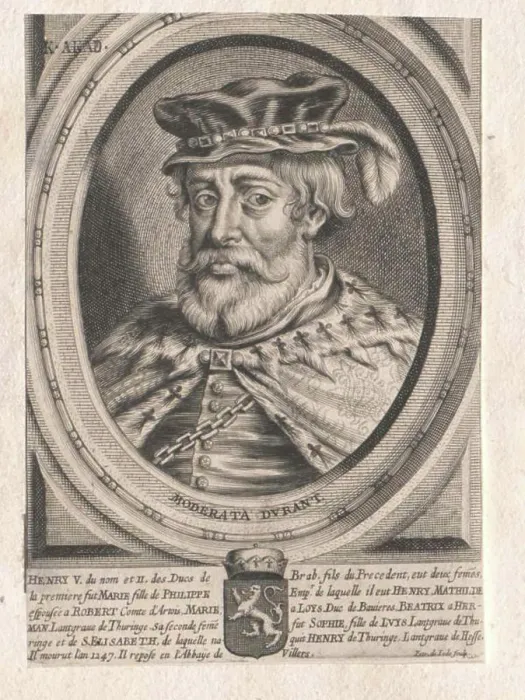 Framed Print : Heinrich II, Duke of Brabant
