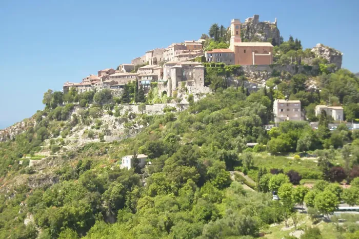Framed Print : The hillside town of Eze, French Riviera, France Framed Print : The hillside town of Eze, French Riviera, France