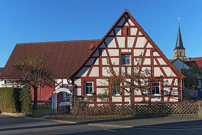 Framed Print : Historic farmhouse, Dormitz, Middle Franconia, Bavaria, Germany, Europe Framed Print : Historic farmhouse, Dormitz, Middle Franconia, Bavaria, Germany, Europe