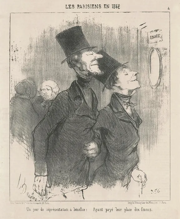 Framed Print : Honoré Daumier, Un jour de représentation a benéfice, 19th century Un jour de représentation a benéfice Framed Print : Honoré Daumier, Un jour de représentation a benéfice, 19th century Un jour de représentation a benéfice