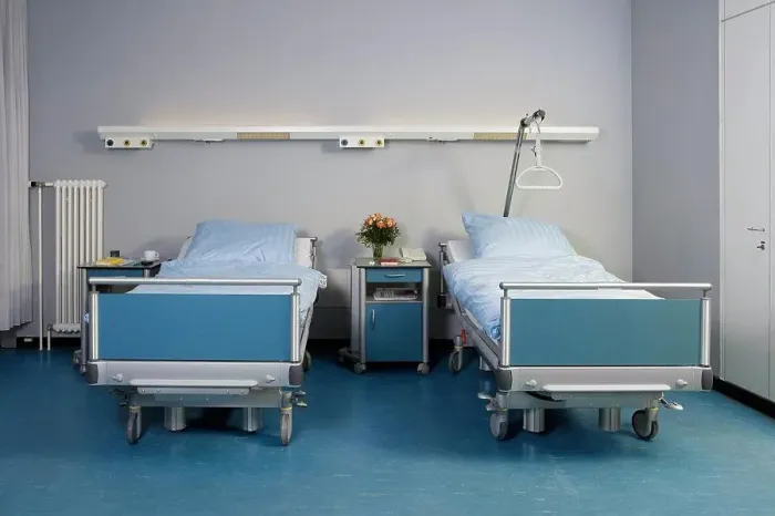 Framed Print : A hospital ward Framed Print : A hospital ward