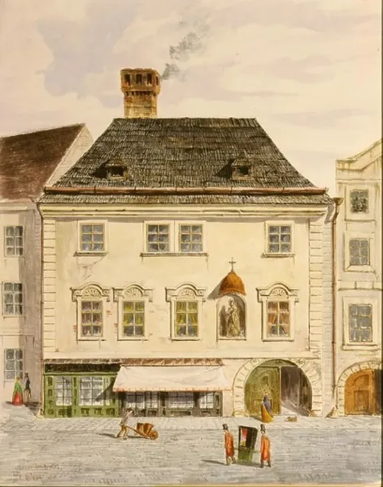 Framed Print : The house in Vienna, Austria, of Wolfgang Amadeus MOZART, 1756-1791, where he composed The Marriage of Figaro Framed Print : The house in Vienna, Austria, of Wolfgang Amadeus MOZART, 1756-1791, where he composed The Marriage of Figaro