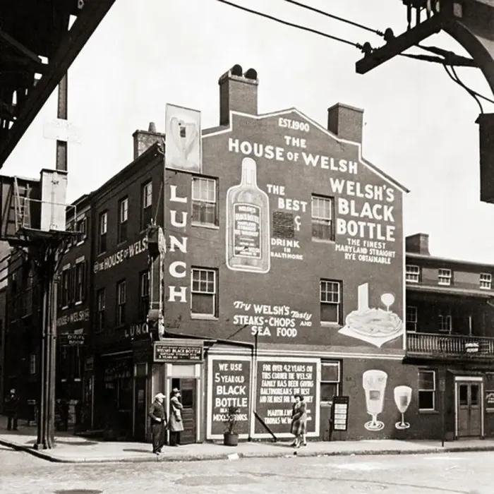 Framed Print : The House of Welsh in Baltimore