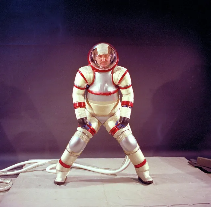 Framed Print : Hubert Vykukal demonstrates mobility of the Hardsuit AX-3 Space Suit design Framed Print : Hubert Vykukal demonstrates mobility of the Hardsuit AX-3 Space Suit design
