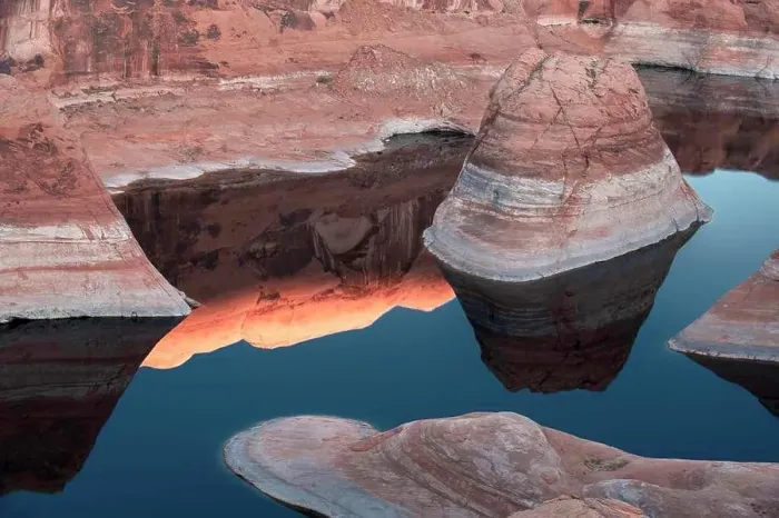 Framed Print : The Iconic Reflection Canyon in Utah's Escalante Grand Staircase