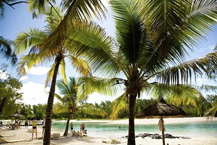 Framed Print : Ile Aux Cerf most popular day trip for tourists residents East end of Mauritius Africa