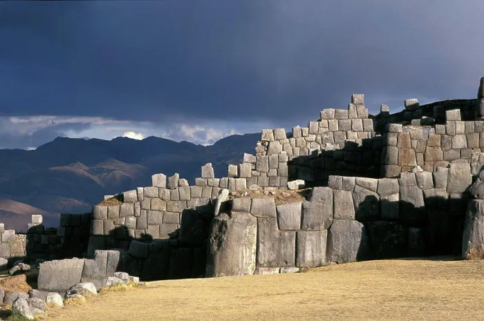 Framed Print : Inca archeological site Cuzco Region Peru Framed Print : Inca archeological site Cuzco Region Peru