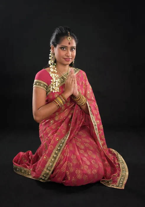 Framed Print : Indian girl in a greeting pose Indian girl in a greeting pose Framed Print : Indian girl in a greeting pose Indian girl in a greeting pose