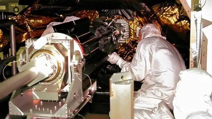 Framed Print : Installing Power Supply on Cassini Probe