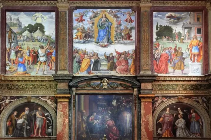 Framed Print : Italy, Lombardy, Milan, San Maurizio Church, interior Framed Print : Italy, Lombardy, Milan, San Maurizio Church, interior