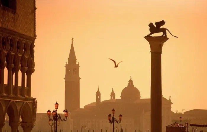 Framed Print : Italy, Veneto, Venice; The Palazzo dei Dogi