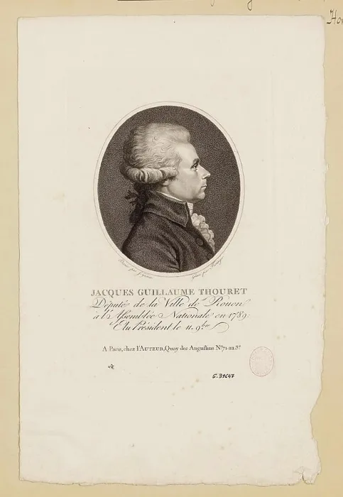 Framed Print : Jacques Guillaume Thouret / Member of the City of Rouen / At the National Assembly in 1789 Framed Print : Jacques Guillaume Thouret / Member of the City of Rouen / At the National Assembly in 1789