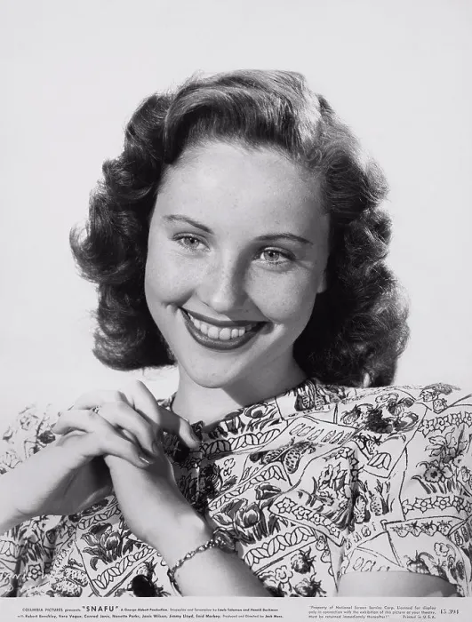 Framed Print : Janis Wilson, Publicity Portrait for the Film, 'Snafu', Columbia Pictures, 1945 Framed Print : Janis Wilson, Publicity Portrait for the Film, 'Snafu', Columbia Pictures, 1945