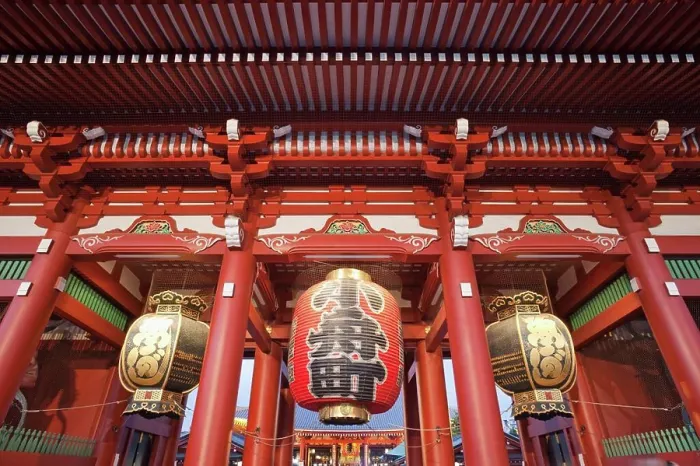 Framed Print : Japan, Tokyo, Asakusa, Asakusa Kannon Temple, Hozomon Gate