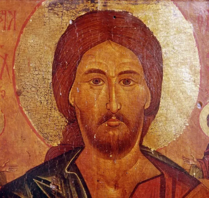 Framed Print : Jesus, icon, 17th century, Romania, Museum of the Varatec Monastery