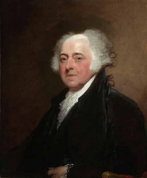 Framed Print : John Adams A18236 Painting; oil on canvas; overall: 73 Framed Print : John Adams A18236 Painting; oil on canvas; overall: 73