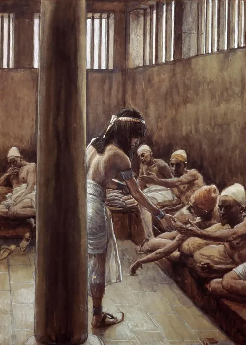 Framed Print : Joseph Distributes Bread in Prison James J. Tissot (1836-1902 French) Jewish Museum, New York City Framed Print : Joseph Distributes Bread in Prison James J. Tissot (1836-1902 French) Jewish Museum, New York City