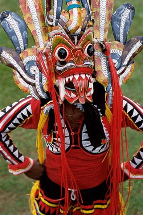 Framed Print : Kandy, Kandyan Dance Mask Framed Print : Kandy, Kandyan Dance Mask