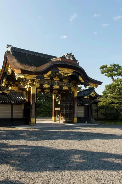 Framed Print : The Karamon main gate to Ninomaru Palace of the Nijo Castle, a UNESCO World Heritage Site, in Kyoto, Japan
