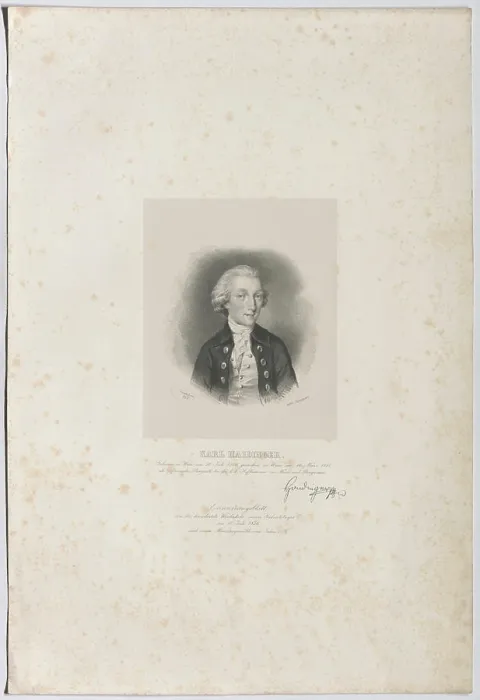 Framed Print : Karl Haidinger, Born in Vienna on July Framed Print : Karl Haidinger, Born in Vienna on July