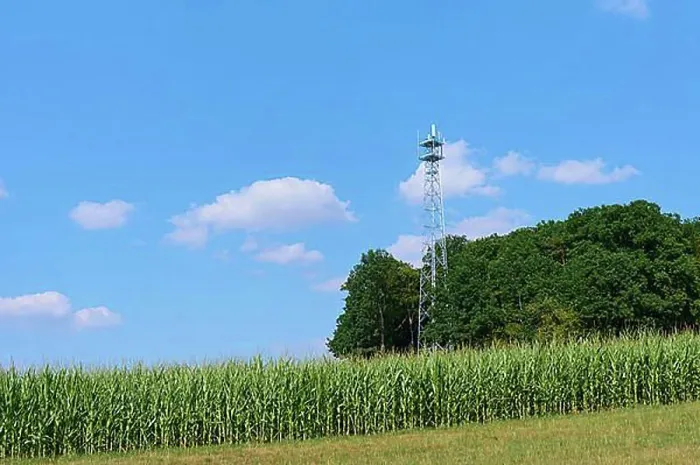 Framed Print : Landscape with cell tower, Baden-Wuerttemberg, Deutschland Framed Print : Landscape with cell tower, Baden-Wuerttemberg, Deutschland