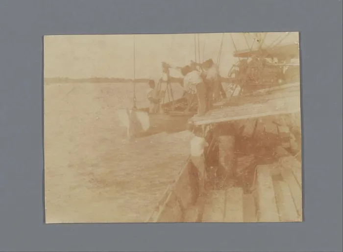 Framed Print : Laying down a sloop, c. 1930 - c