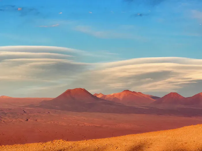 Framed Print : Lenticular cloud formation over the Valley of the Moon in Chile Framed Print : Lenticular cloud formation over the Valley of the Moon in Chile
