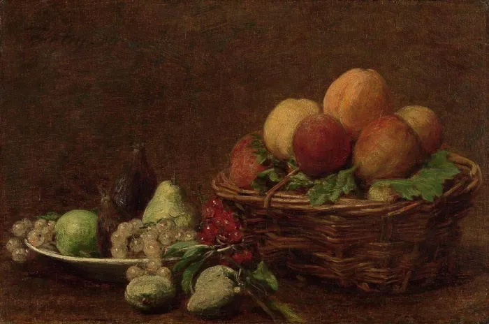Framed Print : Still life with fruit, Henri Fantin-Latour, c. 1880 - c. 1890 Framed Print : Still life with fruit, Henri Fantin-Latour, c. 1880 - c. 1890