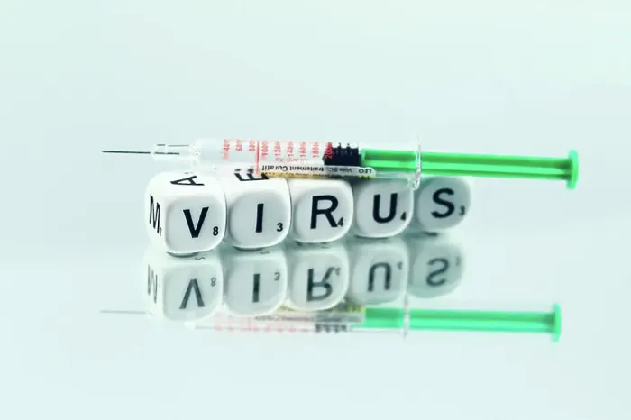 Framed Print : Still life on the theme of the virus