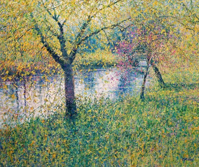 Framed Print : The Lily Pond, Autumn Tints-Morning, October 2004 Charles Neal (b.1951 / British) Oil on canvas Framed Print : The Lily Pond, Autumn Tints-Morning, October 2004 Charles Neal (b.1951 / British) Oil on canvas