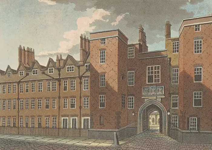 Framed Print : Lincoln's Inn Gate Samuel Ireland Active 1760-died 1800 Framed Print : Lincoln's Inn Gate Samuel Ireland Active 1760-died 1800