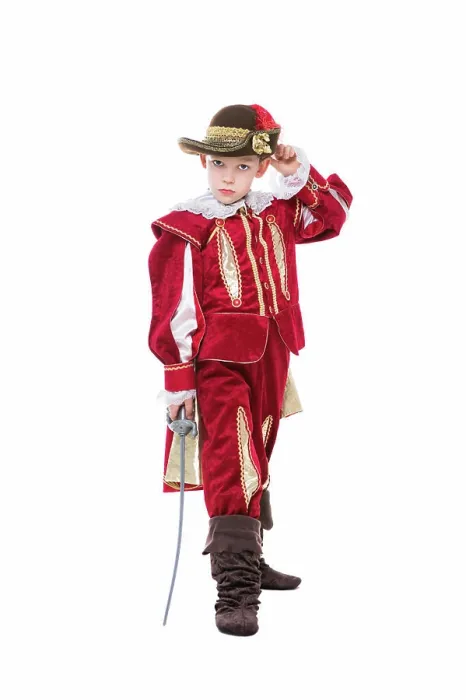Framed Print : Little boy posing in musketeer suit Little boy posing in red musketeer suit with sword Framed Print : Little boy posing in musketeer suit Little boy posing in red musketeer suit with sword