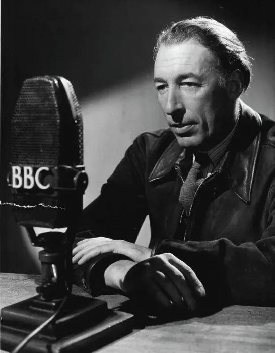 Framed Print : Louis Macneice, poet, writer and BBC Features producer. November 17, 1955. (Photo by BBC)