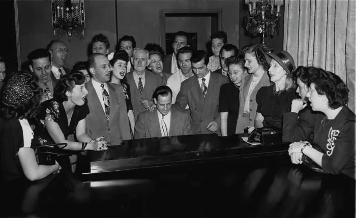Framed Print : Love That Music -- The music lovers league is an organization with a membership of about 6500 that has been going for Framed Print : Love That Music -- The music lovers league is an organization with a membership of about 6500 that has been going for