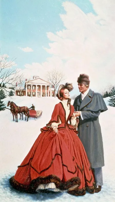 Framed Print : Love in Winter, Artist Unknown