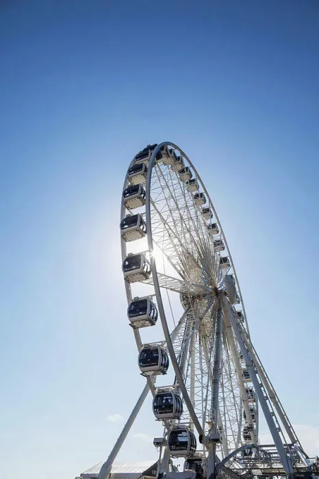 Framed Print : Low angle view of a ferris wheel, Brighton Wheel, Brighton, East Sussex, England Framed Print : Low angle view of a ferris wheel, Brighton Wheel, Brighton, East Sussex, England