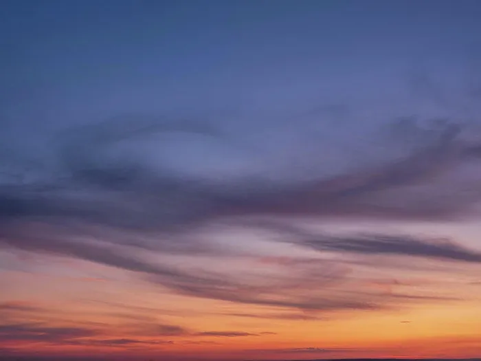 Framed Print : Low Angle View Of Sky At Sunset