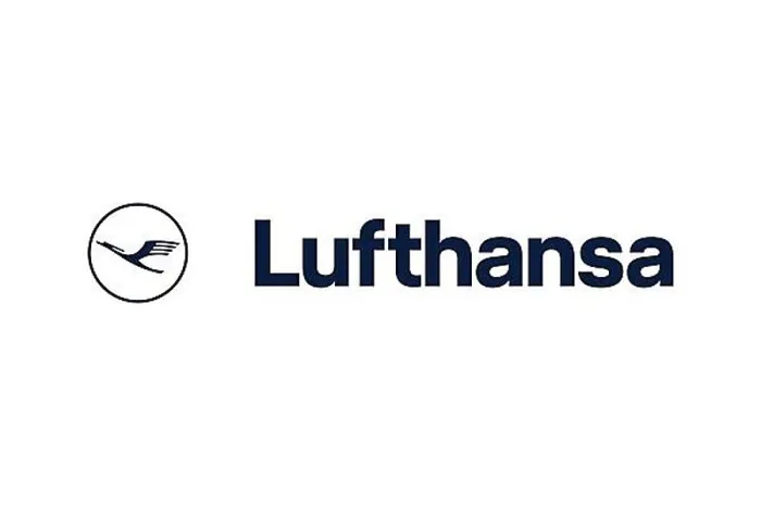 Framed Print : Lufthansa, Logo, White background Framed Print : Lufthansa, Logo, White background