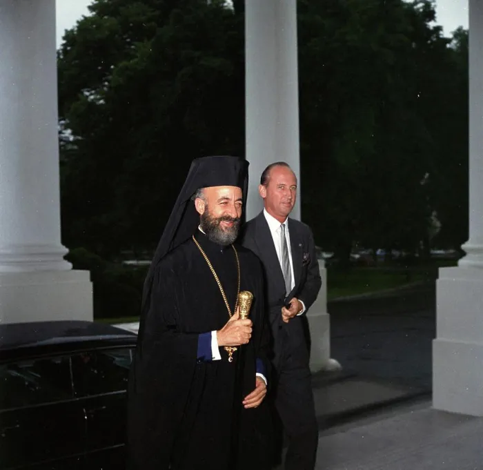 Framed Print : Luncheon in honor of Archbishop Makarios III Framed Print : Luncheon in honor of Archbishop Makarios III