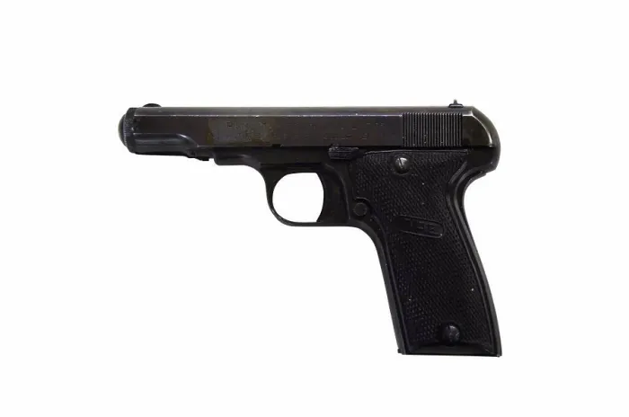 Framed Print : MAB Model D, 7.65mm French police issue pistol Framed Print : MAB Model D, 7.65mm French police issue pistol